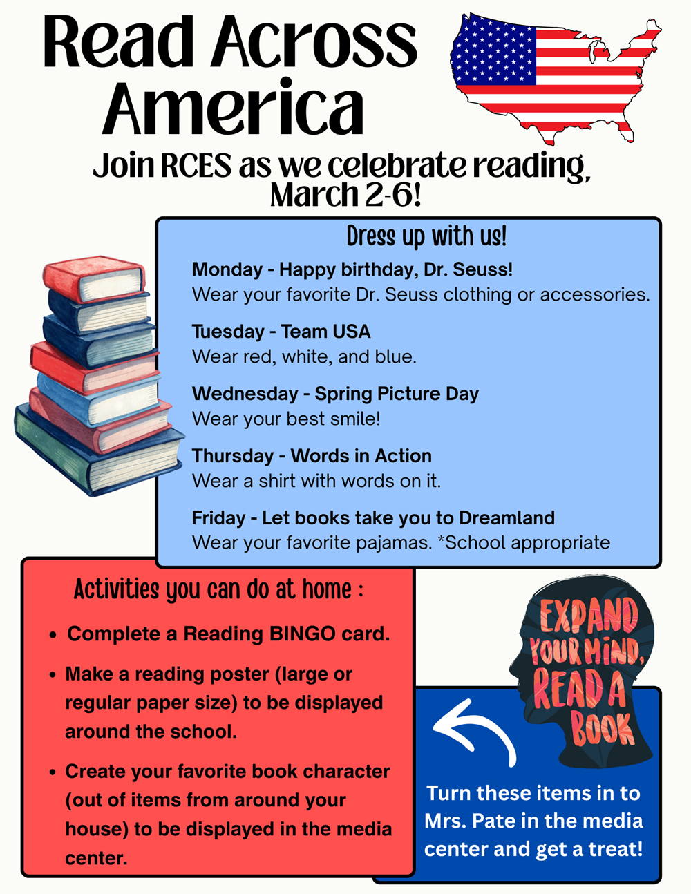Read Across America week is coming in early March.